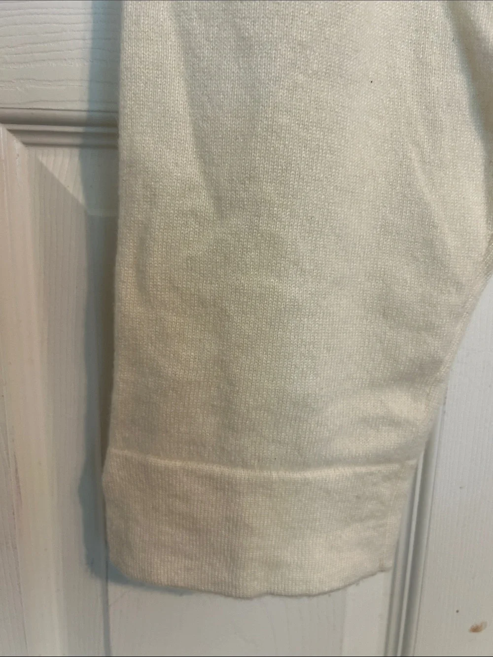 Cream Knit Drawstring Jogger Pants for Women